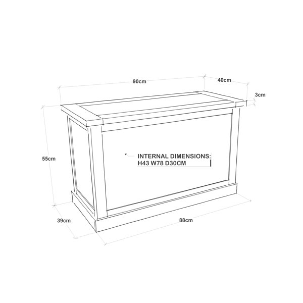 Brambly Cottage Blanket Box & Reviews Wayfair.co.uk